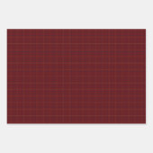 Feuille De Papier Cadeau Brooks Maroon Blue Gold (Devant 2)
