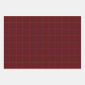 Feuille De Papier Cadeau Brooks Maroon Blue Gold (Devant)