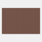 Feuille De Papier Cadeau Brown esthétique et noir Kuffiyeh Kufiya Keffiyeh (Devant 3)