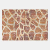 Feuille De Papier Cadeau Brown Leopard Poster de animal Sparkle (Devant 3)