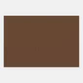 FEUILLE DE PAPIER CADEAU BROWN MODERNE (Devant 3)