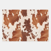 Feuille De Papier Cadeau Brown noir blanc (Devant 2)