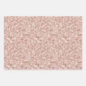 Feuille De Papier Cadeau Brown Sugar Pink Glitter Hearts Birthday (Devant 2)