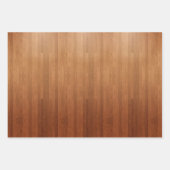 Feuille De Papier Cadeau Brown Wood (Devant 2)