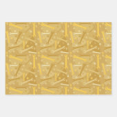 Feuille De Papier Cadeau Brûlures, noix et boulons (Devant 2)