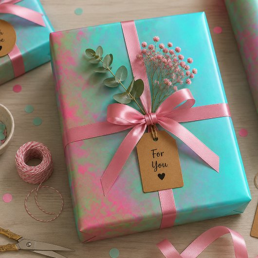 Feuille De Papier Cadeau Brume Électrique