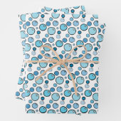 Feuille De Papier Cadeau Bubbles (En situation)