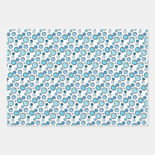 Feuille De Papier Cadeau Bubbles