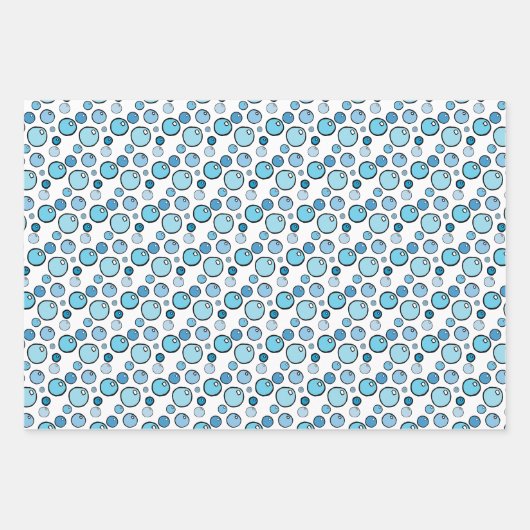 Feuille De Papier Cadeau Bubbles (Devant)