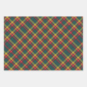 Feuille De Papier Cadeau Buchanan Clan Tartan Plaid Noël (Devant 2)