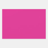 Feuille De Papier Cadeau BUDGET CERISE ROSE Mariage moderne (Devant)