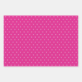 Feuille De Papier Cadeau BUDGET CERISE ROSE Mariage moderne (Devant 3)