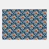 Feuille De Papier Cadeau Buffalo Check Dot Christmas Scarf Photo (Devant 2)