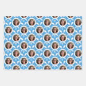 Feuille De Papier Cadeau Buffalo Check Dot Christmas Scarf Photo (Devant)
