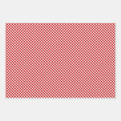 Feuille De Papier Cadeau Buffalo Cochon rouge blanc (Devant 3)