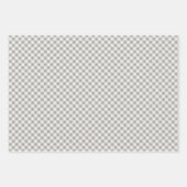 Feuille De Papier Cadeau Buffalo rustique Plaid 3 Motifs différents (Devant 3)