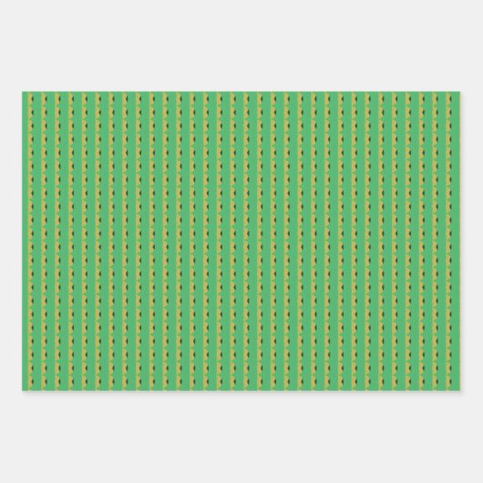 Feuille De Papier Cadeau Bugs et grenouilles (Devant 2)