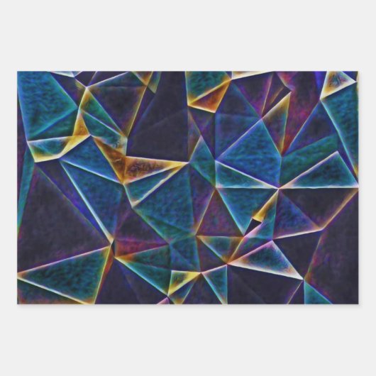 Feuille De Papier Cadeau Bulles cassées (Devant)