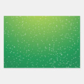 Feuille De Papier Cadeau Bulles couleur de Noël (Devant 3)