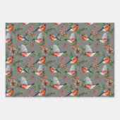 Feuille De Papier Cadeau Bullfinch (Devant 3)