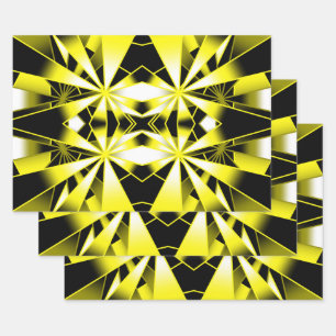 Feuille De Papier Cadeau Bumblebee Color Gradient Perspective Dessin