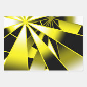 Feuille De Papier Cadeau Bumblebee Gradient Couleur Remplir Perspective Des (Devant 2)