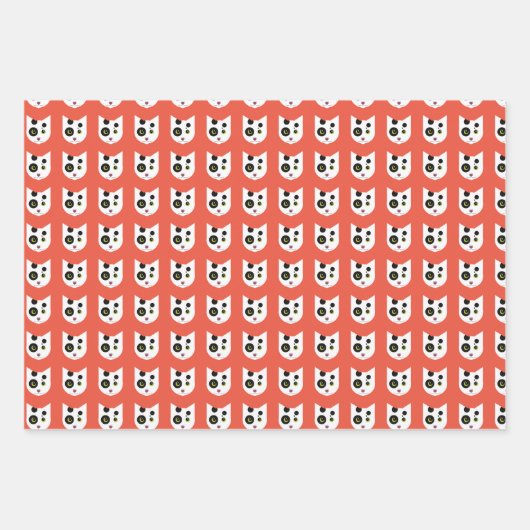 Feuille De Papier Cadeau Bundle Crazy Cat (Devant 3)