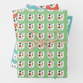Feuille De Papier Cadeau Bundle Crazy Cat (En situation)