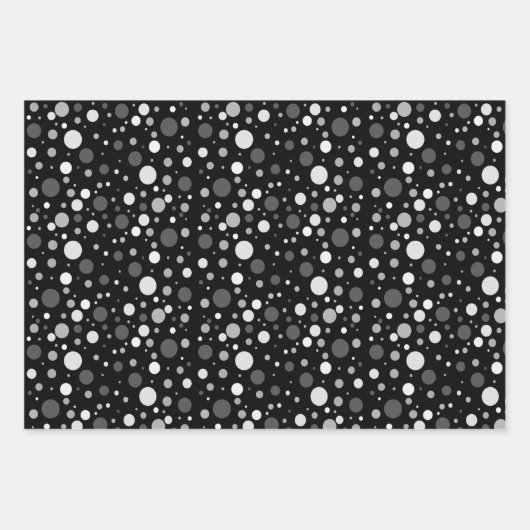 Feuille De Papier Cadeau Bundle Polka Dot (Devant 2)