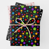 Feuille De Papier Cadeau Bundle Polka Dot (En situation)