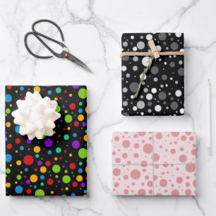 Feuille De Papier Cadeau Bundle Polka Dot