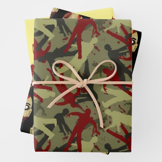 Feuille De Papier Cadeau Bundle Zombie (En situation)