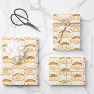 Feuille De Papier Cadeau Bunny Sweet Dessert cannon Bun