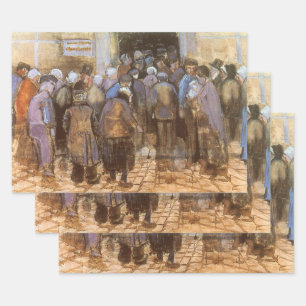 Feuille De Papier Cadeau Bureau de la loterie d'État (Pauvre argent)