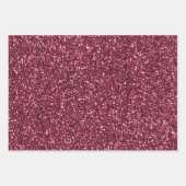 Feuille De Papier Cadeau Burgundy rose Parties scintillant rouge blanc Bais (Devant 3)
