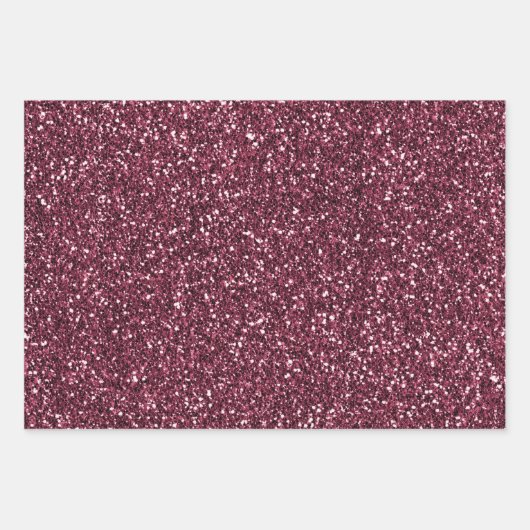 Feuille De Papier Cadeau Burgundy rose Parties scintillant rouge blanc Bais (Devant 3)