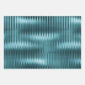 Feuille De Papier Cadeau Burgundy Turquoise Glam (Devant 3)