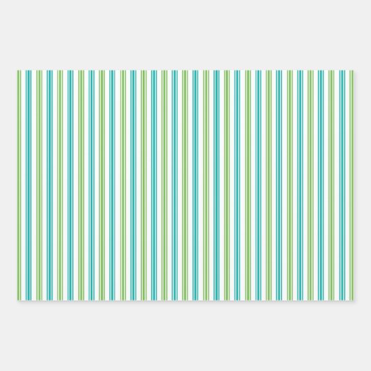 Feuille De Papier Cadeau Cabana Stripes (Devant)