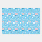 Feuille De Papier Cadeau cacahuètes | Snoopy Snow Day Motif (Devant)