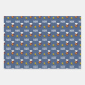 Feuille De Papier Cadeau cacahuètes | Snoopy Space Anniversaire (Devant)