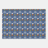 Feuille De Papier Cadeau cacahuètes | Snoopy Space Anniversaire (Devant)