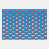 Feuille De Papier Cadeau cacahuètes | Snoopy's Dog House With Lights (Devant 2)