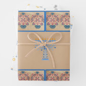 Feuille De Papier Cadeau cadeau à thème Hanoukka (En situation)