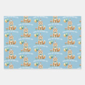 Feuille De Papier Cadeau cadeau d'anniversaire pour amoureux des chats mign (Devant 2)