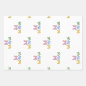 Feuille De Papier Cadeau Cadeau de fête des mères Patchwork maman (Devant 3)