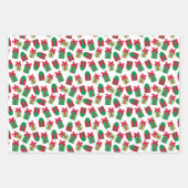 Feuille De Papier Cadeau Cadeau de Noël (Devant)