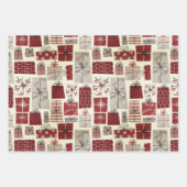 Feuille De Papier Cadeau Cadeau de Noël (Devant 3)