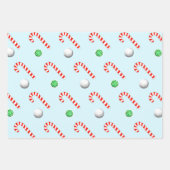Feuille De Papier Cadeau Cadeau de Noël créatif pour golf (Devant 3)