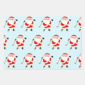 Feuille De Papier Cadeau Cadeau de Noël créatif pour golf (Devant 2)