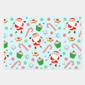 Feuille De Papier Cadeau Cadeau de Noël créatif pour golf (Devant)